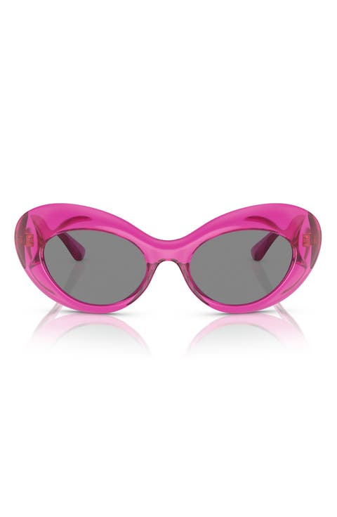 52mm Oval Sunglasses