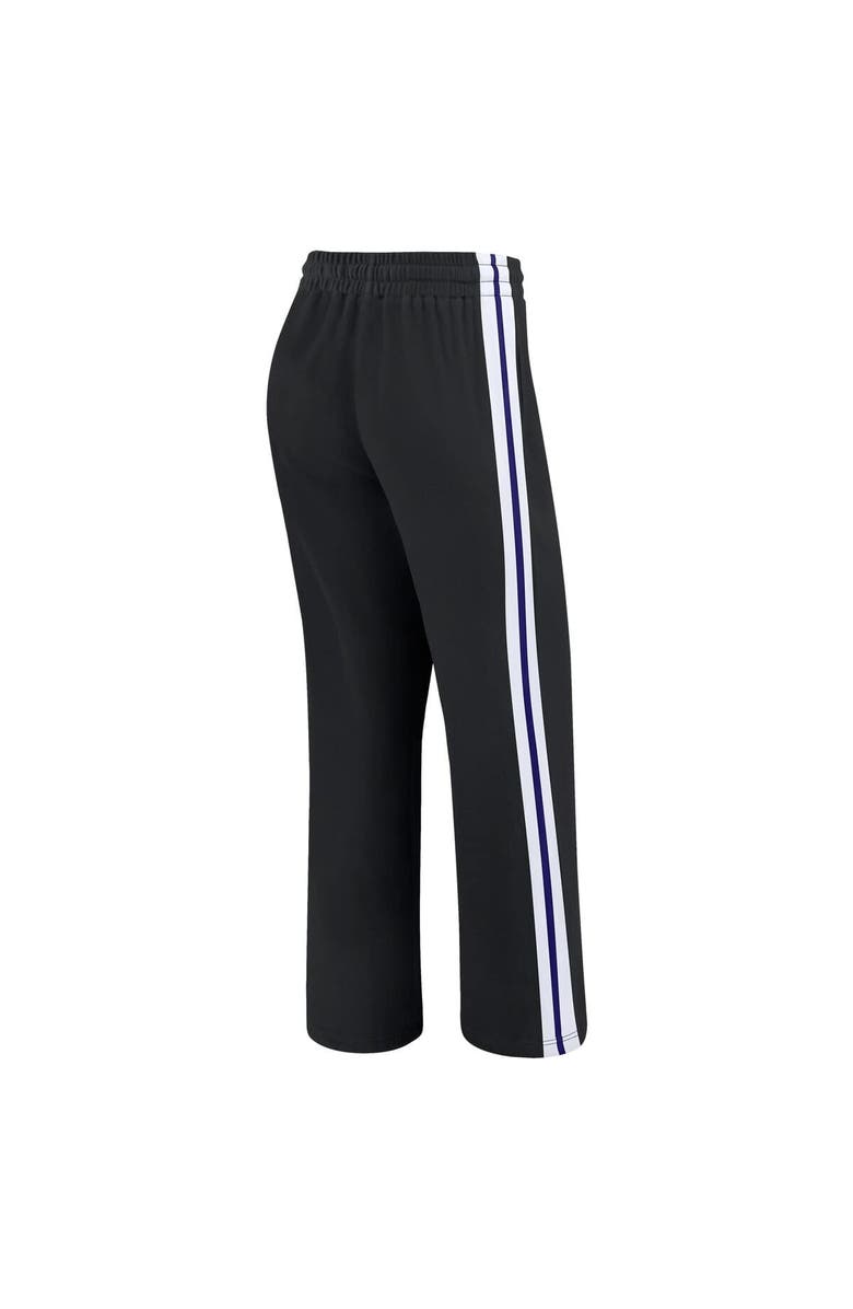 WEAR by Erin Andrews Women's WEAR by Erin Andrews Black Baltimore Ravens Color-Block Straight Leg Pants, Alternate, color, Black