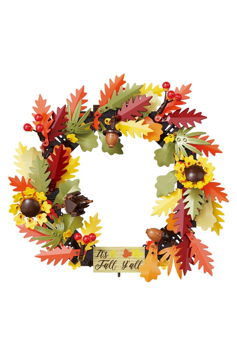 Fall Harvest Harvest Wreath 2in1 Building Set, Alternate, color, Red