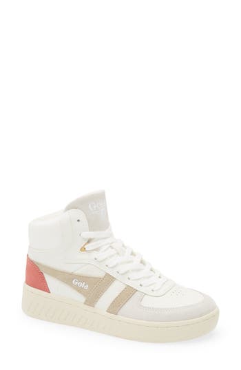 Gola Slam Trident Trainer Sneaker In White