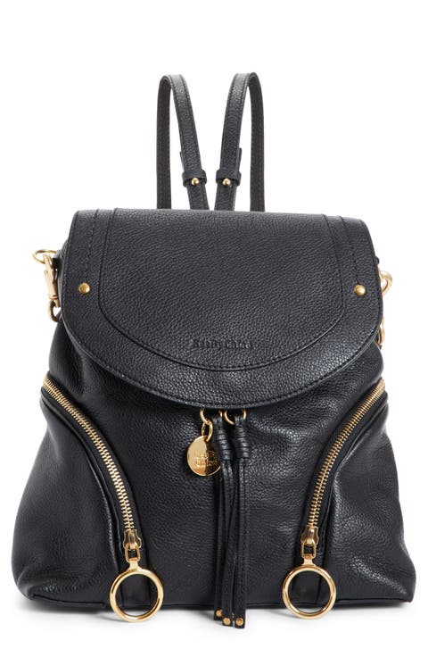 Olga Large Leather Backpack