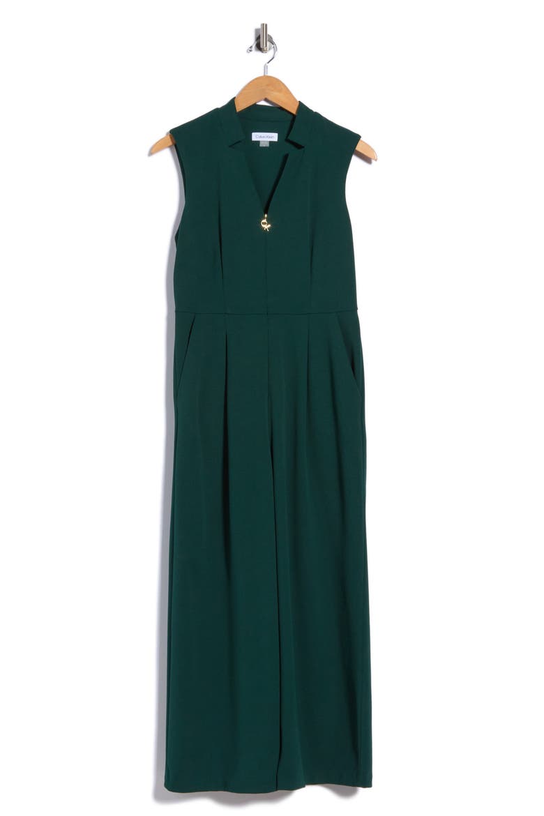 Tailored Jumpsuit, Main, color, MALACHITE