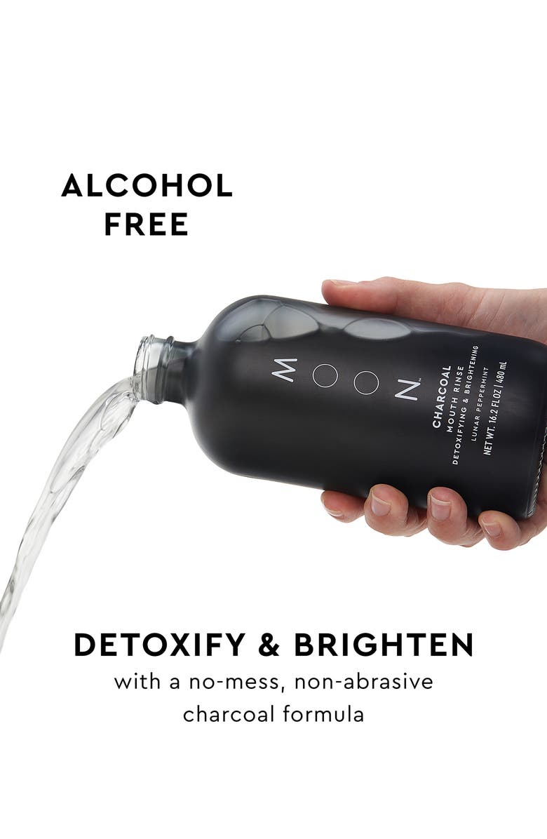 MOON Charcoal Mouth Rinse, Alternate, color,