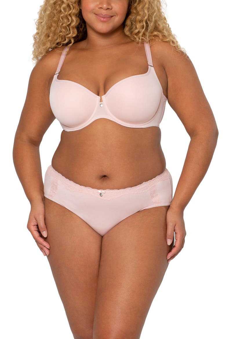 Tulip Smooth Convertible Underwire Push-Up Bra, Alternate, color, BLUSHING ROSE