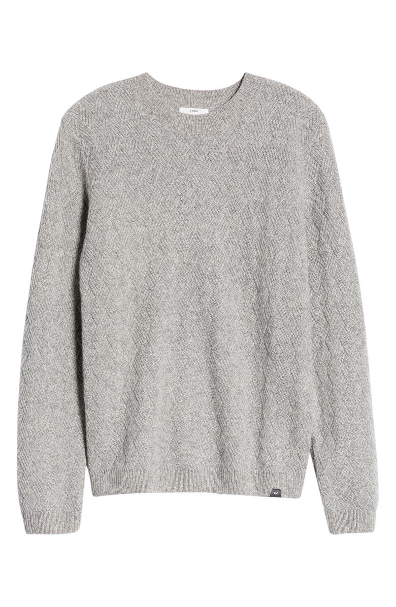 Brax Rick Lambswool Blend Crewneck Sweater, Alternate, color, 