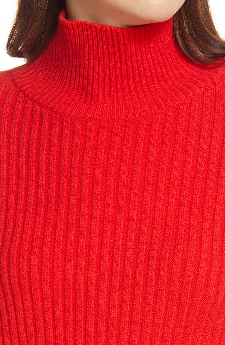 Treasure & Bond Rib Mock Neck Sweater, Alternate, color, 