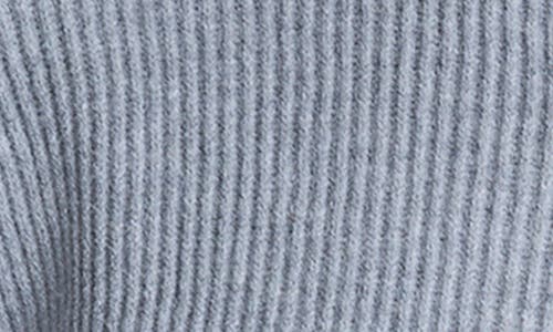 Kenneth Cole Rib Mock Neck Pullover In Gray