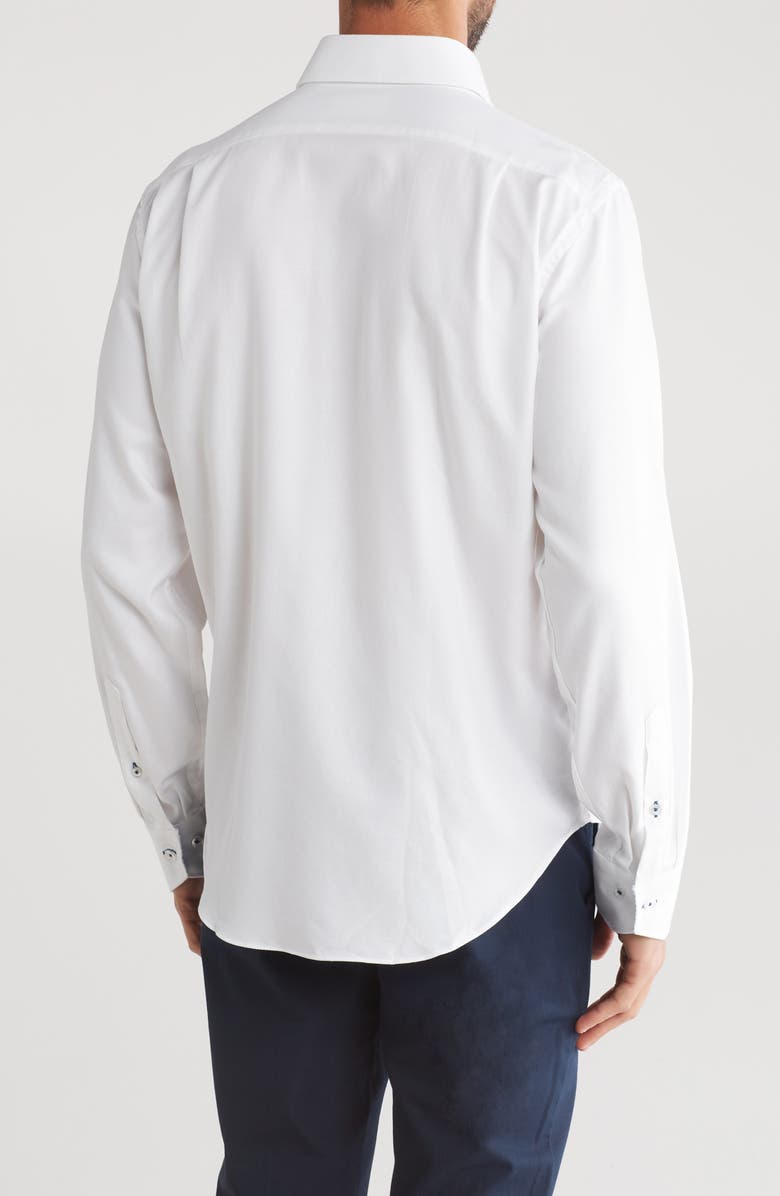 Lorenzo Uomo Trim Fit Textured Dress Shirt, Alternate, color, 