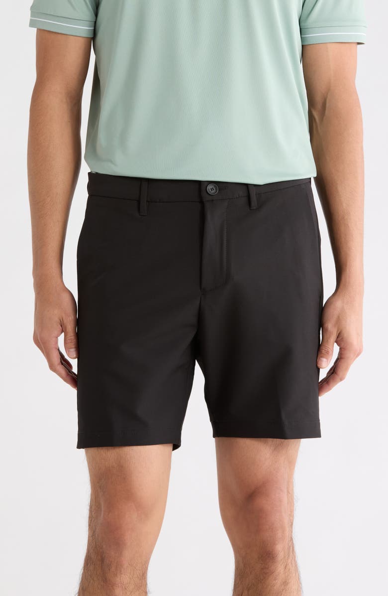 BOSS 7-Inch Stretch Shorts, Main, color, Black