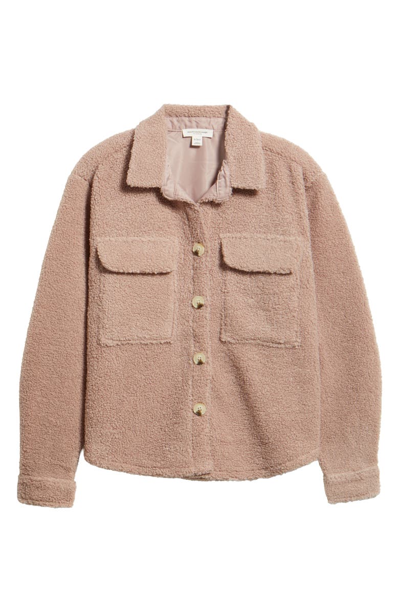 beachlunchlounge Tanner Fleece Shirt, Alternate, color, 