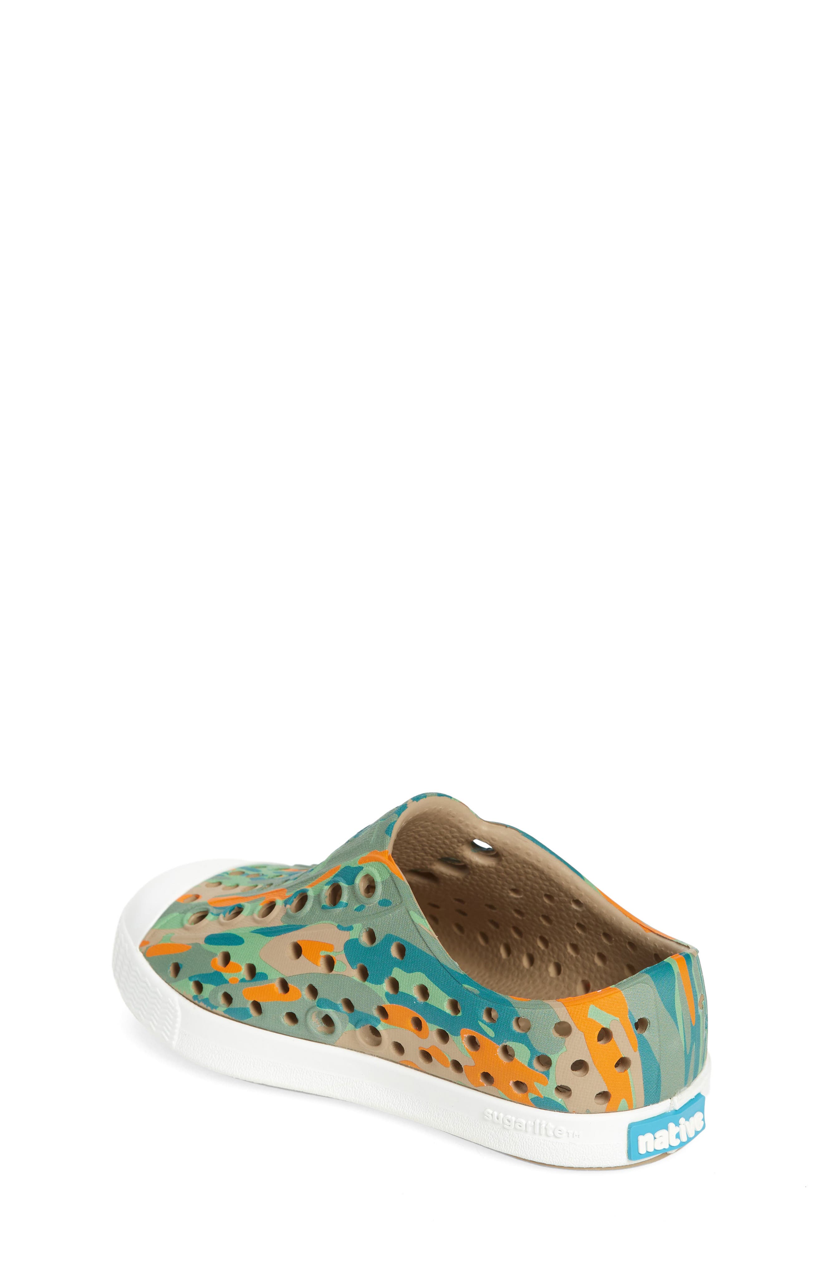 Native Shoes Jefferson Water Friendly Perforated Slip-On, Alternate, color, Flxtn/Shlwht/Cityeucamo