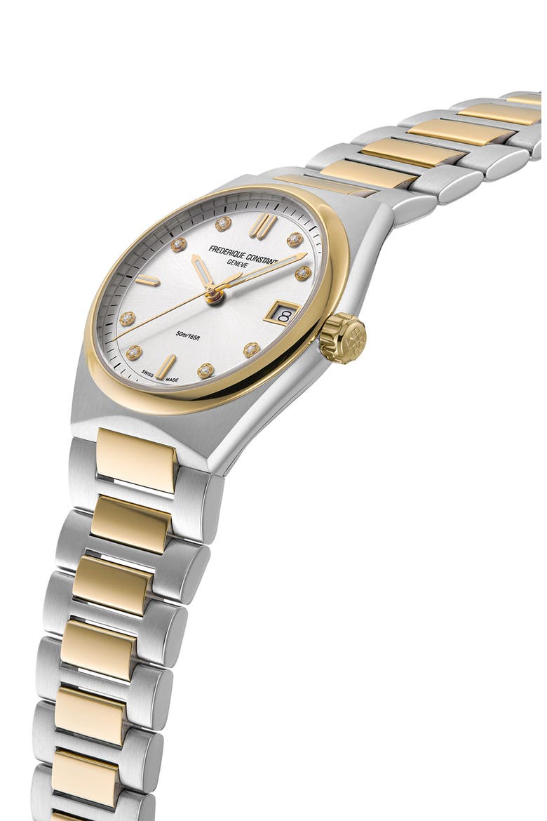 Highlife Diamond Two-Tone Bracelet Watch, 31mm, Alternate, color, GOLD-TONE