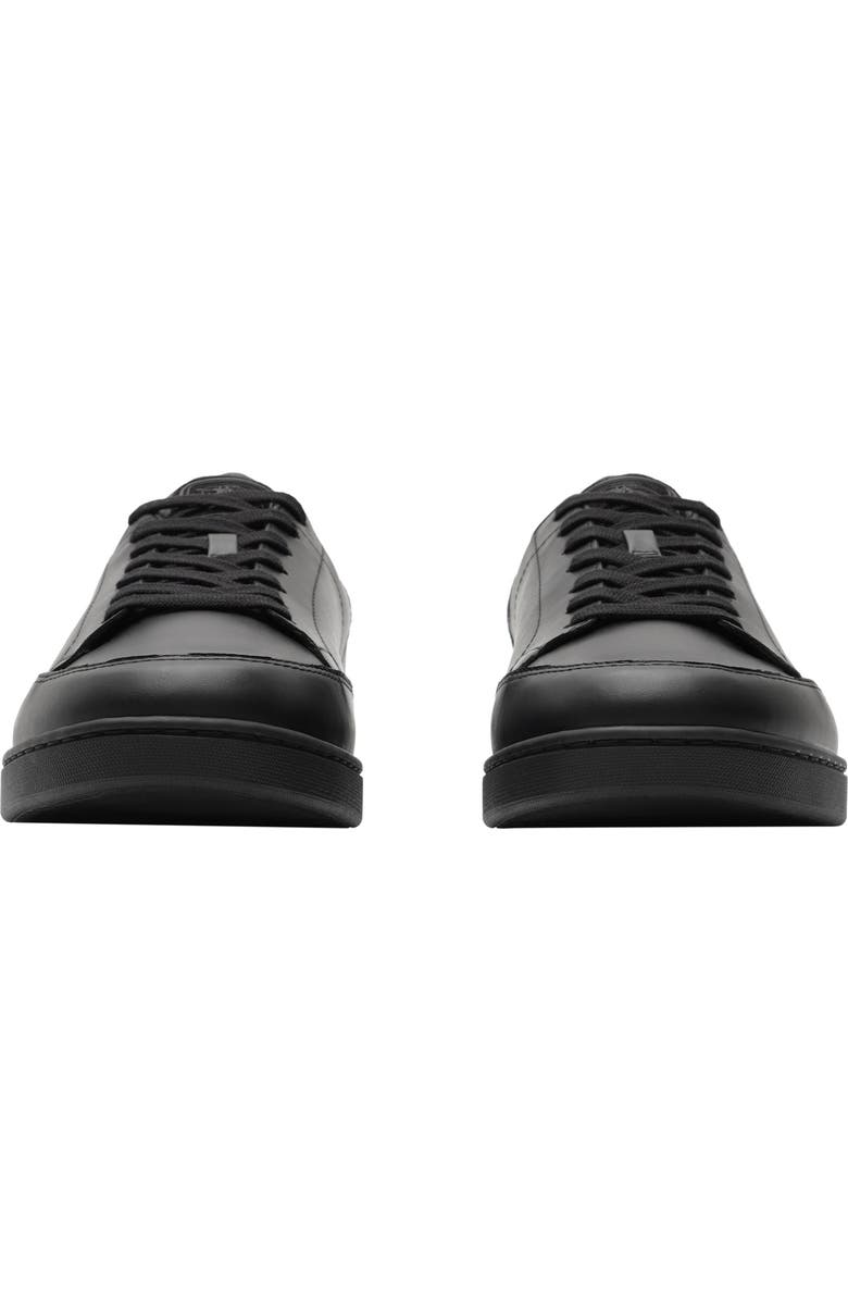 Burberry Leather Set Sneakers, Alternate, color, Black/Wave Blue