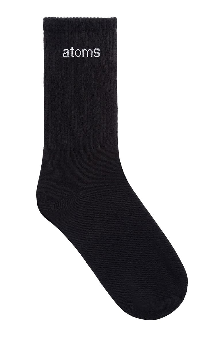 Classic Crew Socks, Main, color, Black