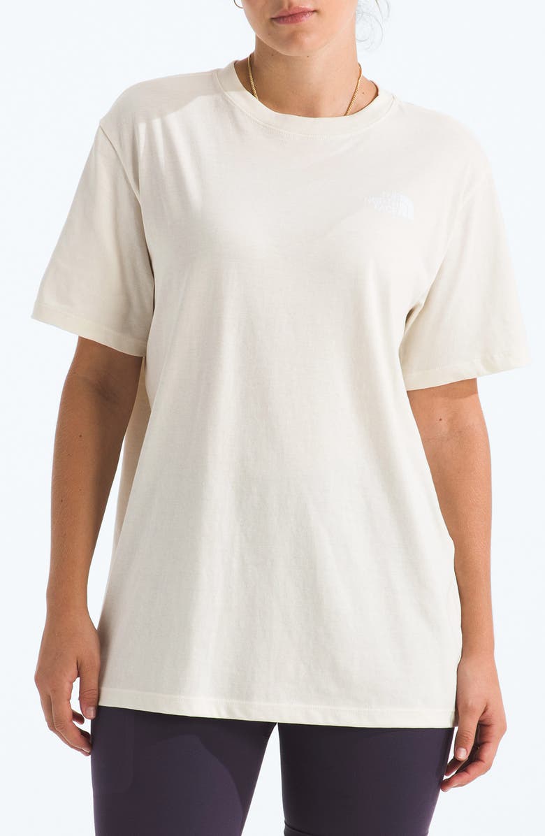 The North Face Midnight Mirage Relaxed Fit Graphic T-Shirt, Main, color, White Dune