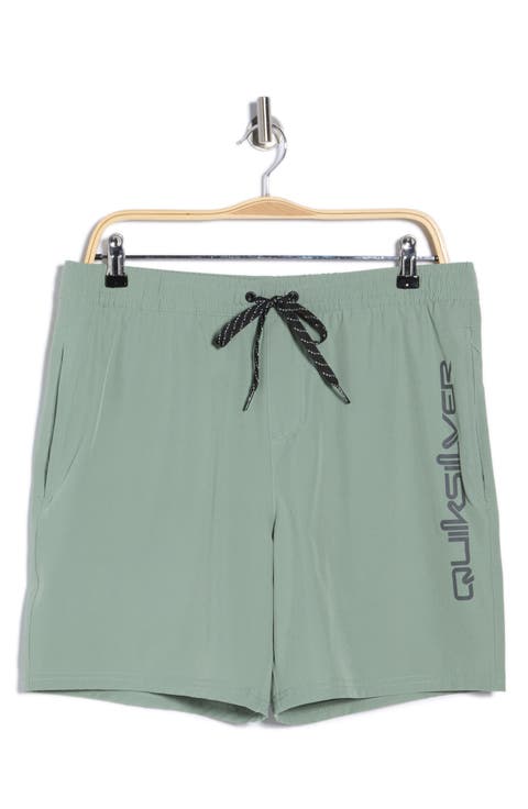 Wind Logo Volley Swim Trunks