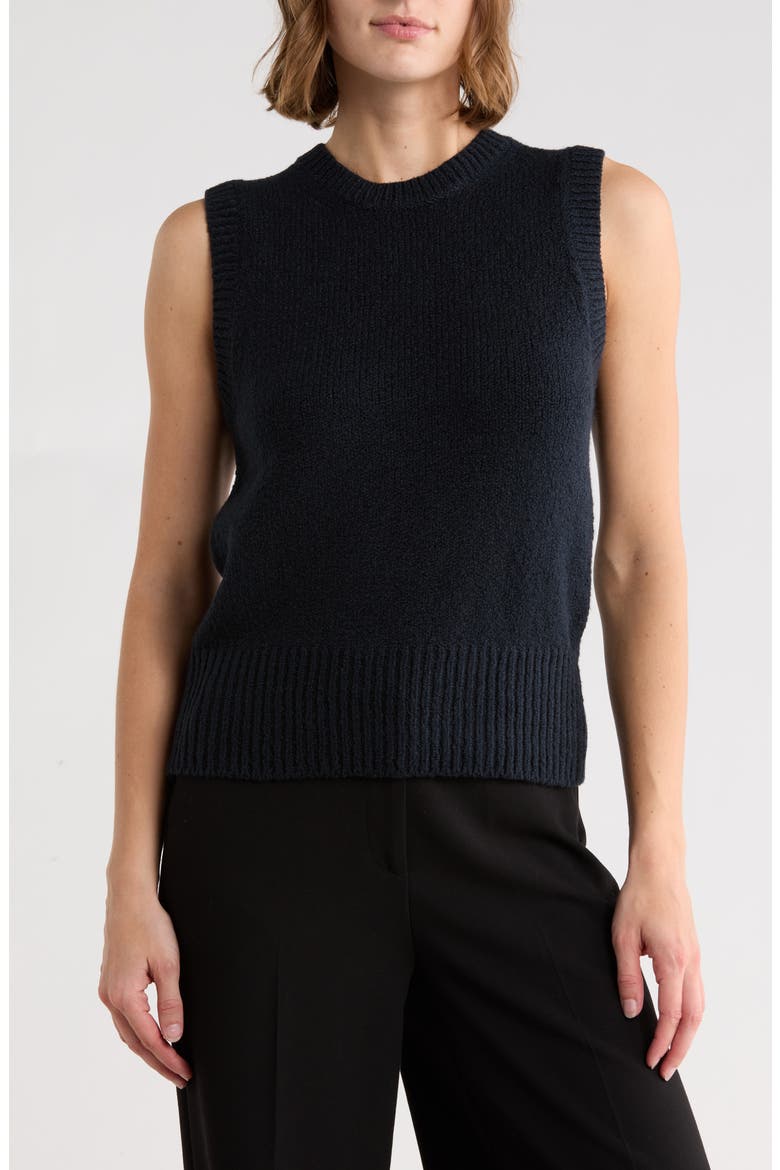Boucle Shell Sweater, Main, color, COASTAL
