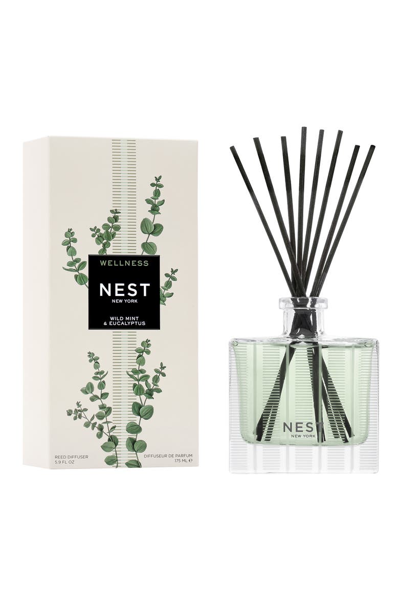 Wild Mint & Eucalyptus Reed Diffuser, Main, color, NO COLOR