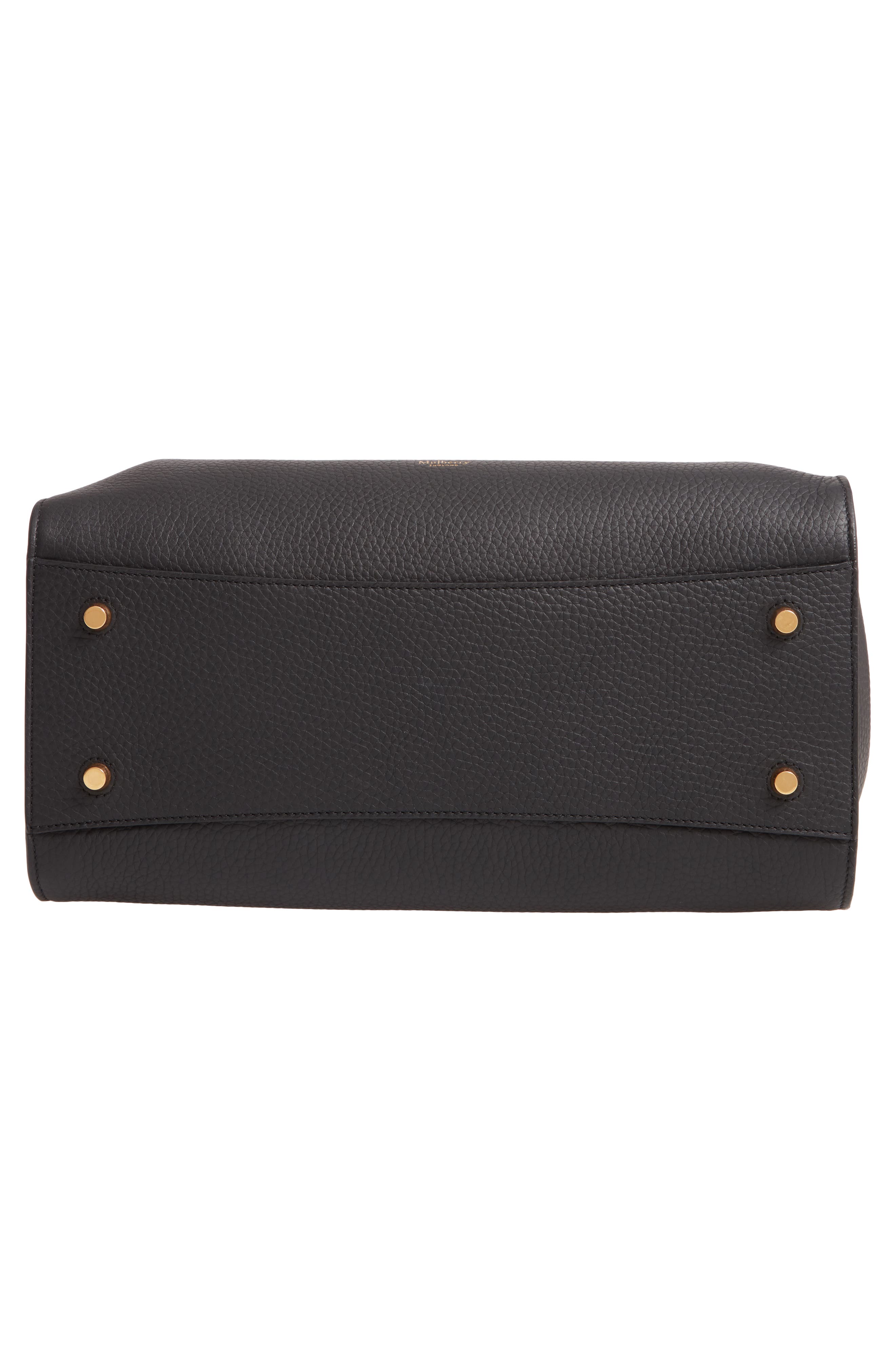 Mulberry Iris Leather Top Handle Bag, Alternate, color, 