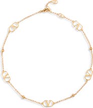 Valentino Garavani VLOGO Signature Station Necklace