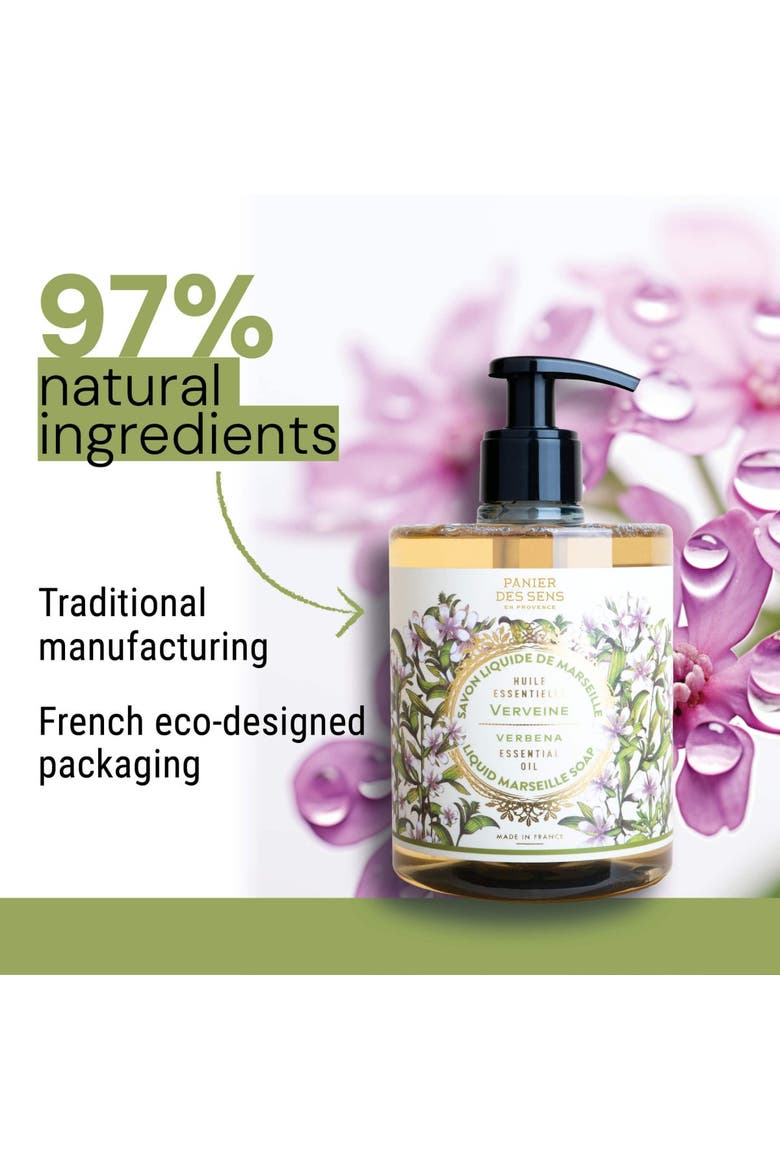 Verbena Liquid Marseille Soap, Alternate, color, Yellow