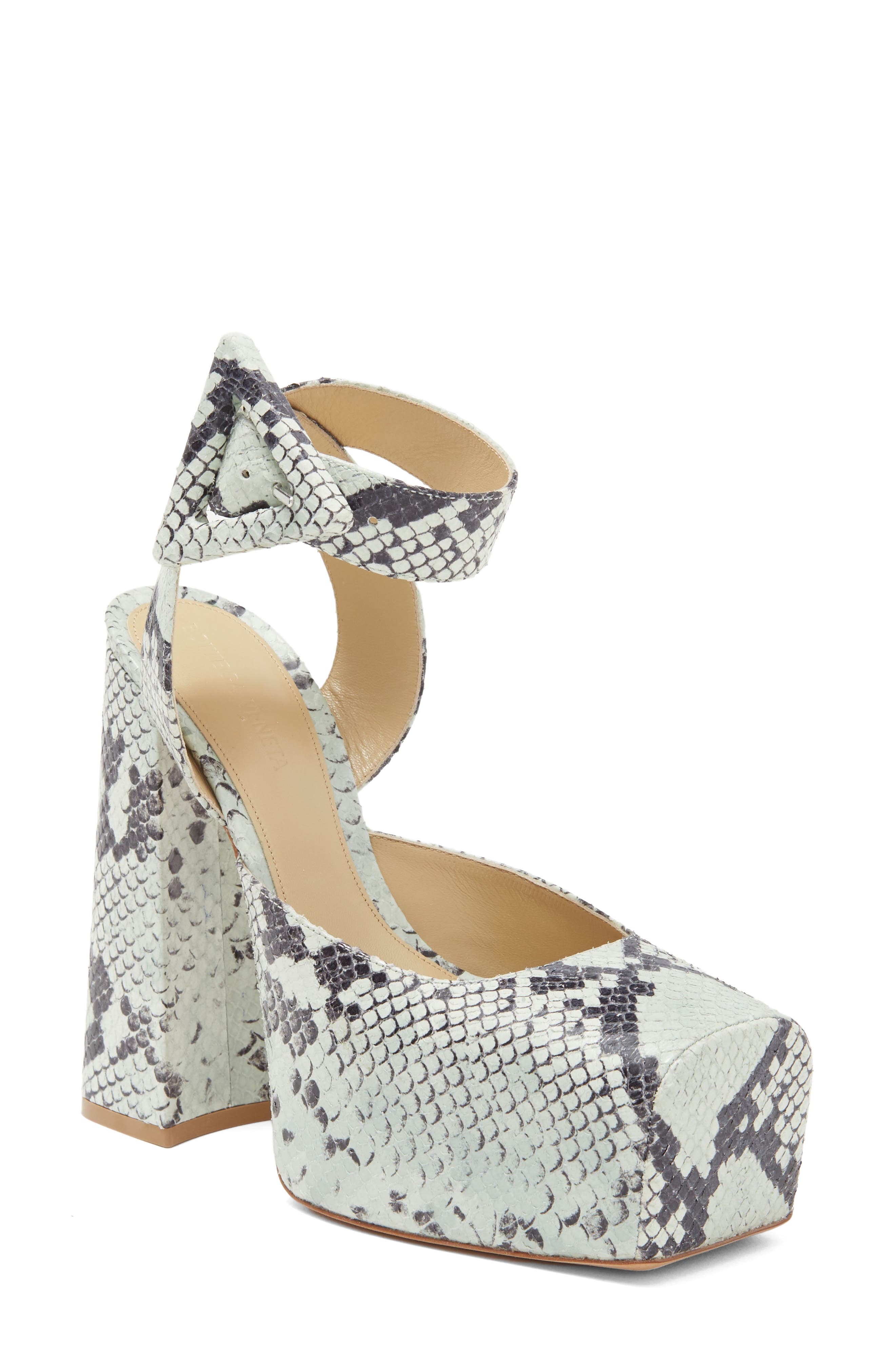 Bottega Veneta Snake Print Tower Pump, Main, color, 