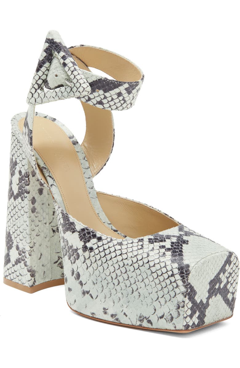Bottega Veneta Snake Print Tower Pump, Main, color,