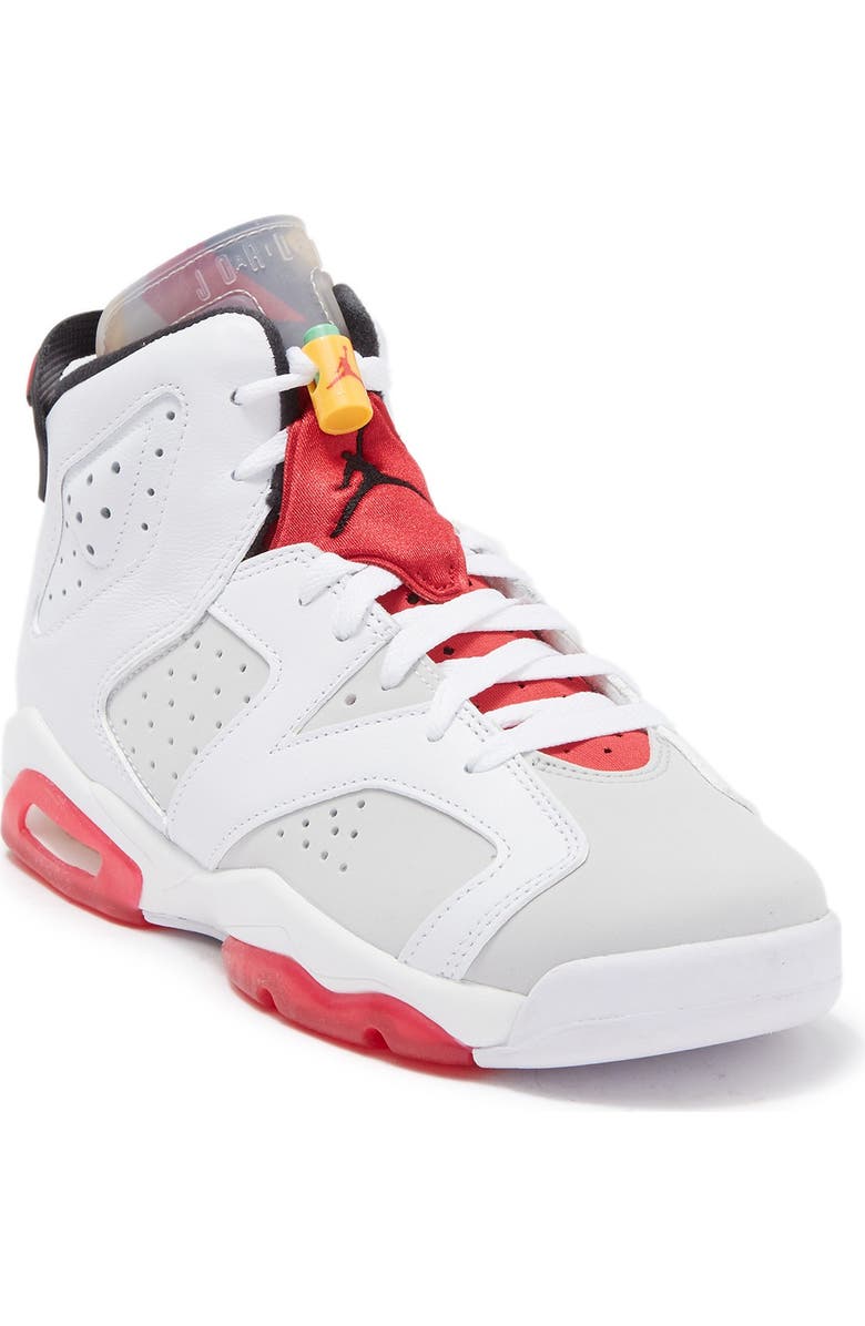 Jordan Kids' Air Jordan 6 Retro Basketball Sneaker, Main, color,