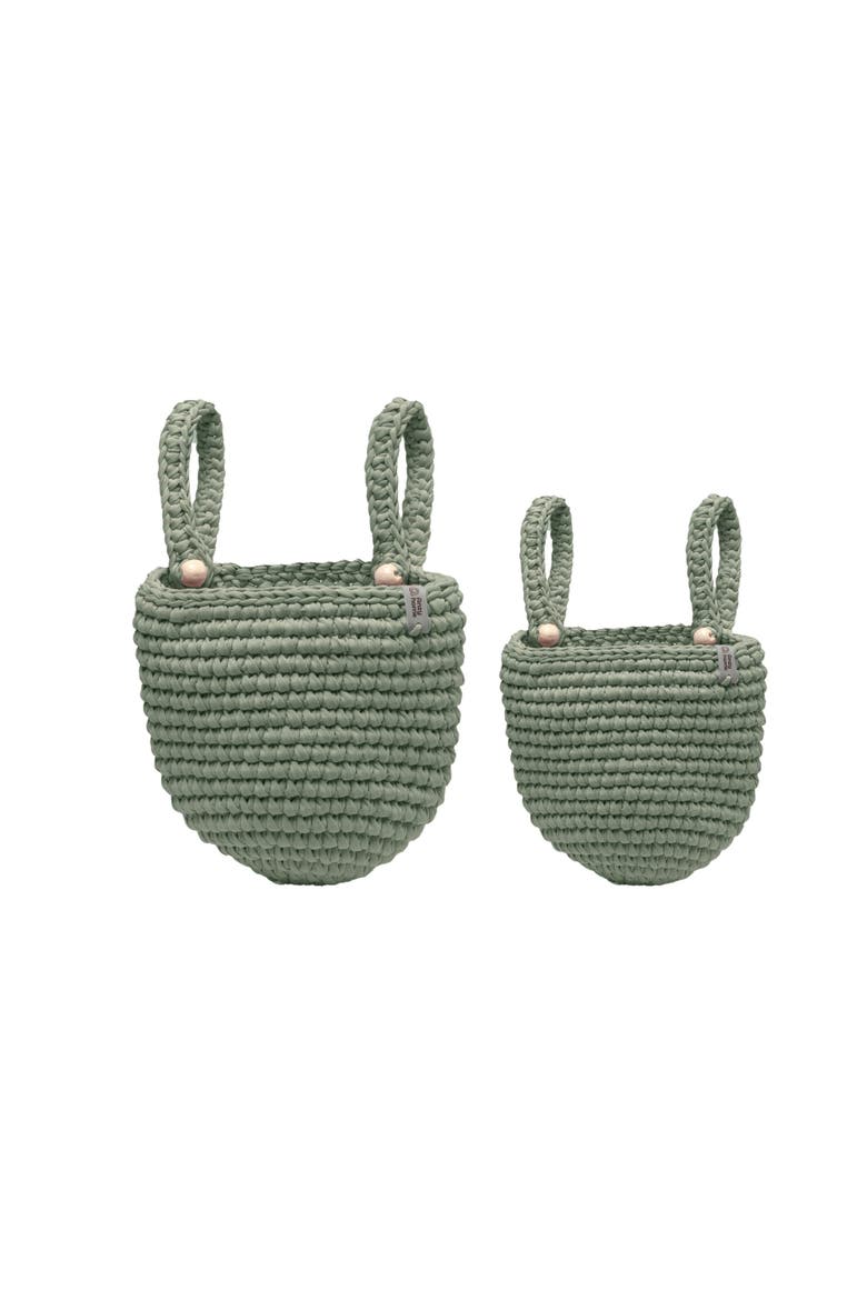Crib Pocket Organizers, Alternate, color, Sage Green