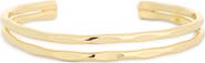 NORDSTROM RACK Hammered Open Cuff Bracelet