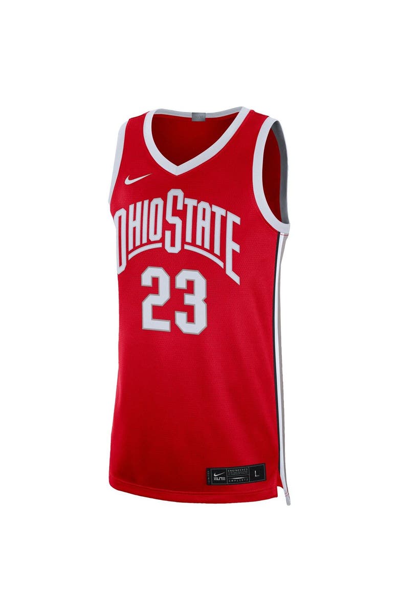 Nike Men's Nike LeBron James Scarlet Ohio State Buckeyes Alumni Player Limited Basketball Jersey, Alternate, color,