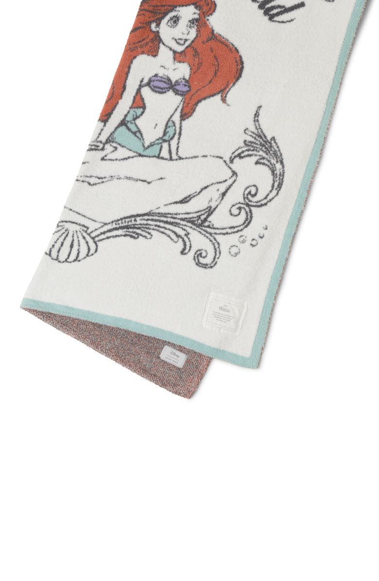 Barefoot Dreams<sup>®</sup> X Disney CozyChic<sup>®</sup> Ariel Throw Blanket, Alternate, color,