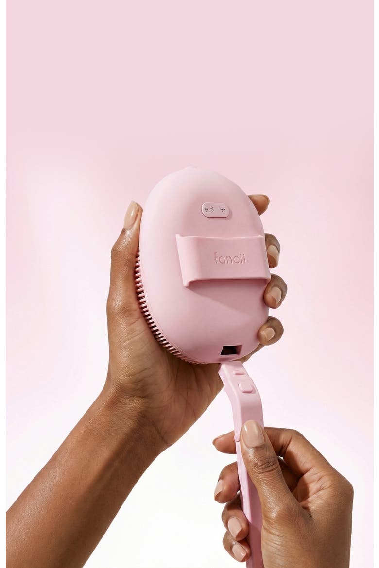 Nyla Rechargeable Sonic Body Scrubber, Alternate, color, Pink