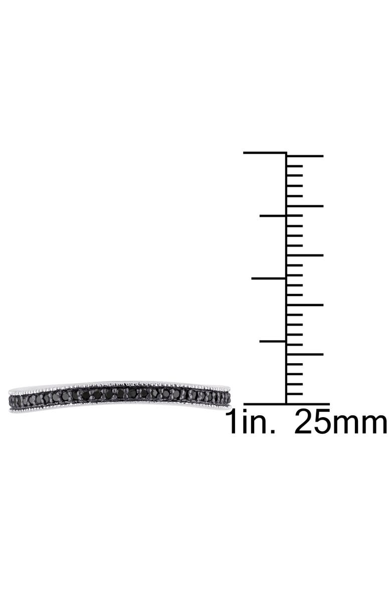 Julianna B. Black Diamond Band Ring, Alternate, color, Diamond