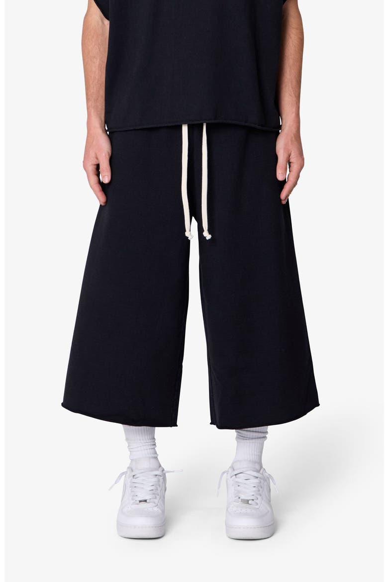 Extra Long Sweat Shorts, Main, color, VINTAGE BLACK