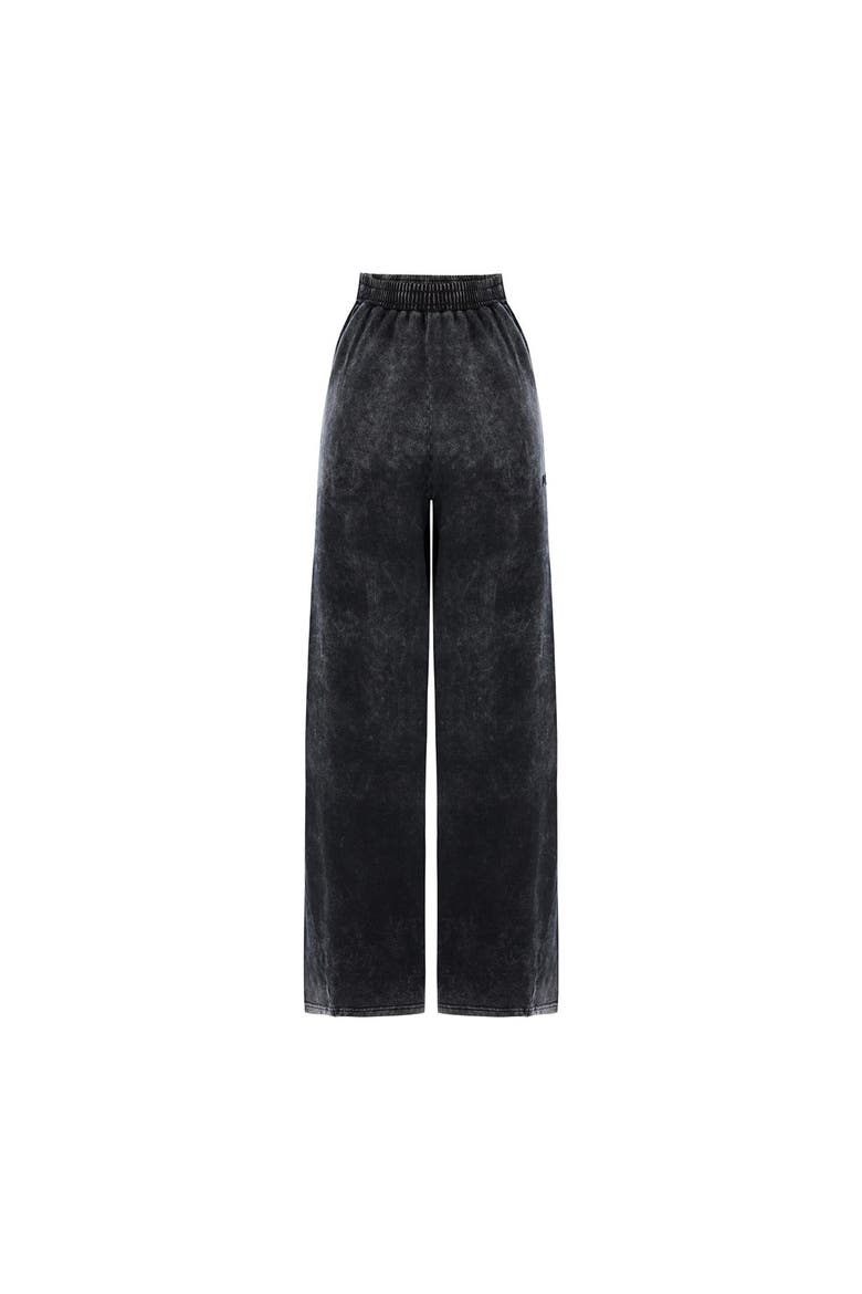 Pure Cotton Free Heaven Acid Wash  Sweatpant, Main, color, Black