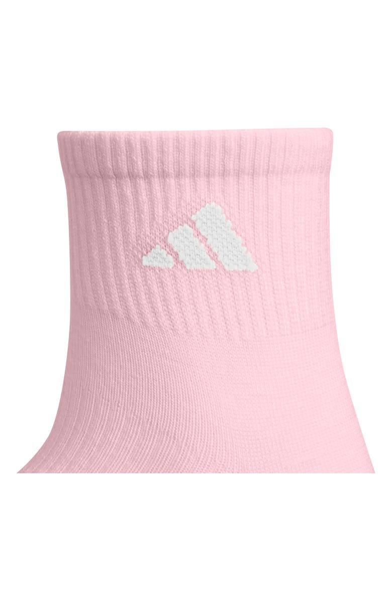 adidas Superlite 3.0 6-Pack Ankle Socks, Alternate, color, Bright Pink