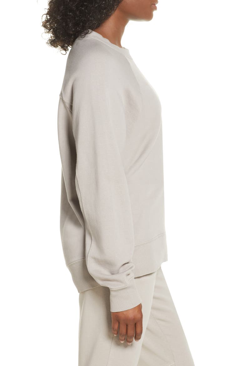 Jamie Crewneck Sweatshirt, Alternate, color, GREY PORPOISE