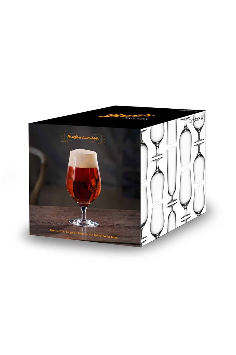 Taster Set of 4 Beer Glasses, Alternate, color, CLEAR