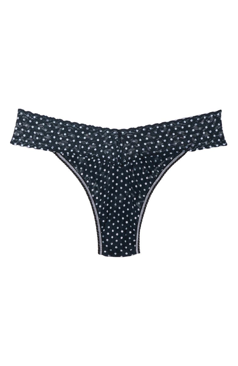 Hanky Panky Snowfall Original Rise Thong, Alternate, color, 