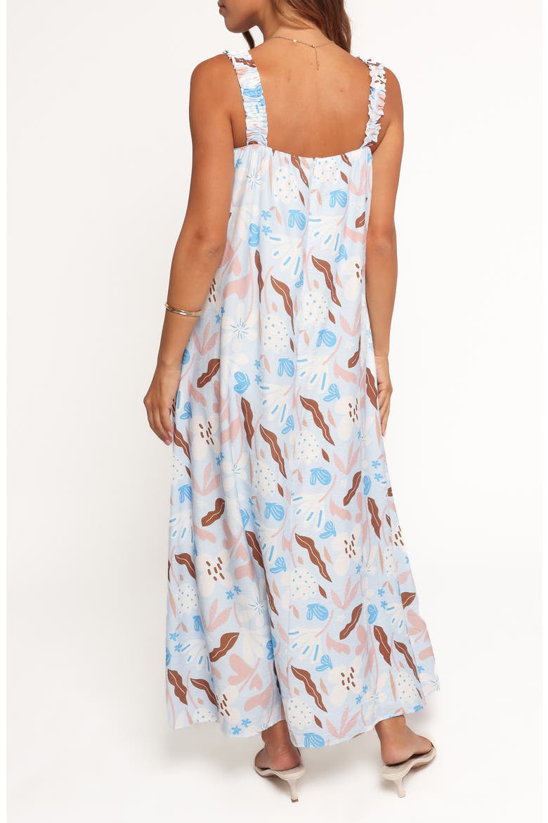 Sanders Maxi Sundress, Alternate, color, BLUE FLORAL