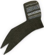 SAACHI Fair Isle Hooded Scarf