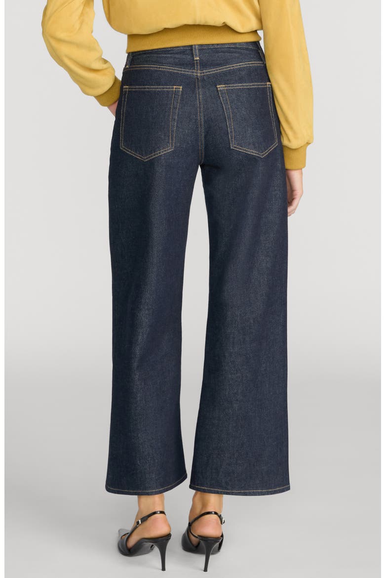 The Swing High Waist Wide Leg Jeans, Alternate, color, RINSE