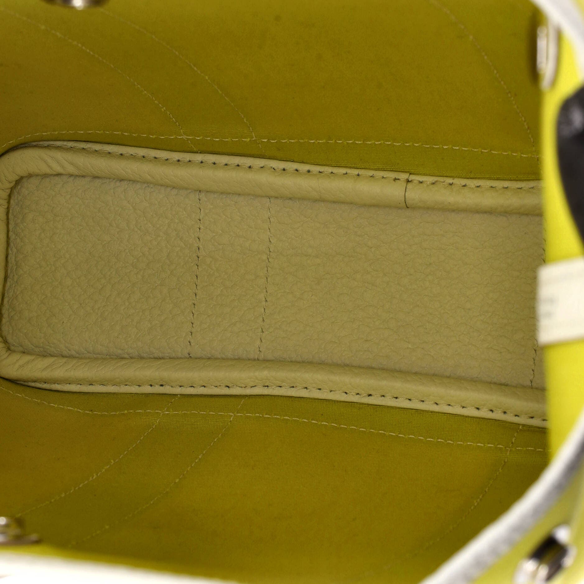 Garden File Tote Toile and Leather 28, Alternate, color, Yellow