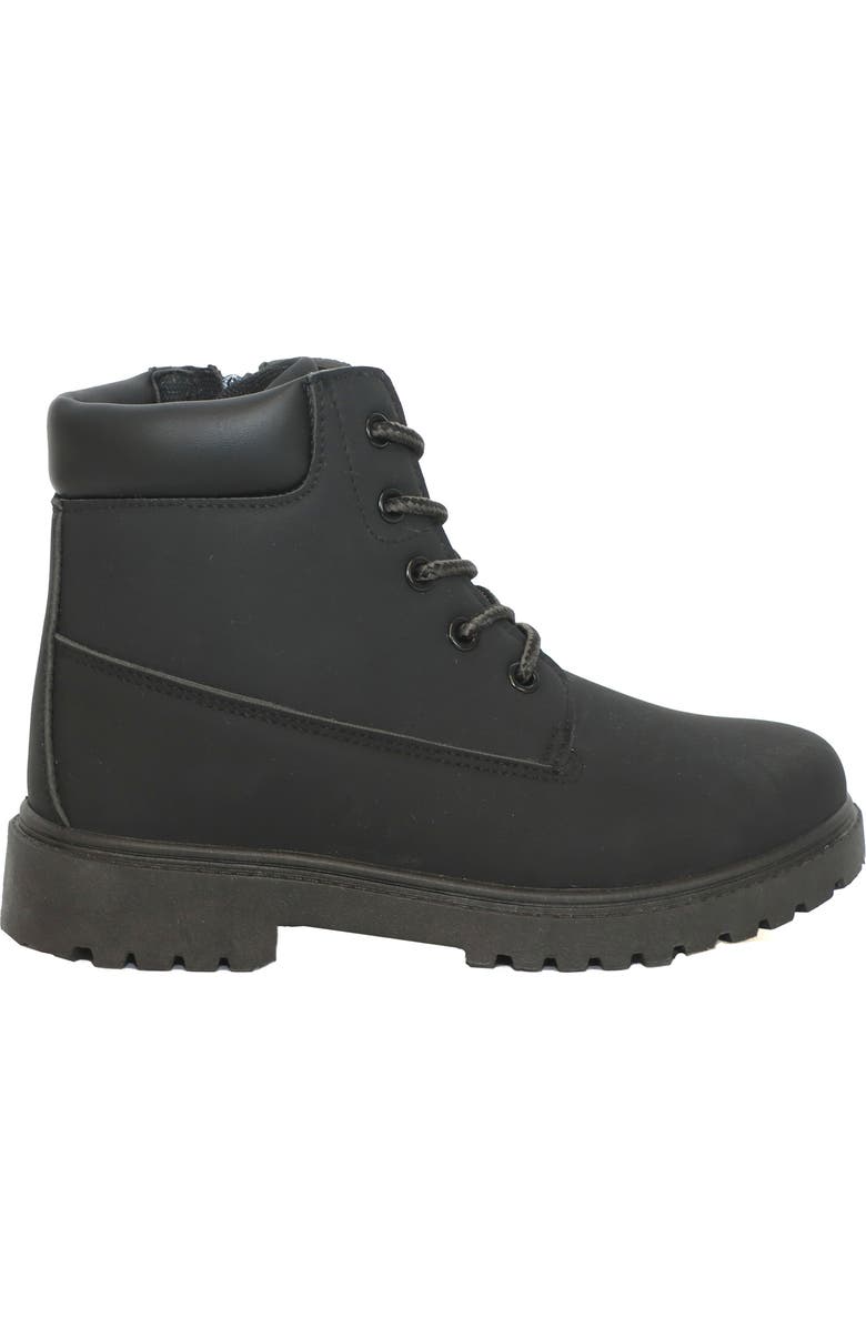 YOKI Kids' Tudor Combat Boot, Alternate, color, Black