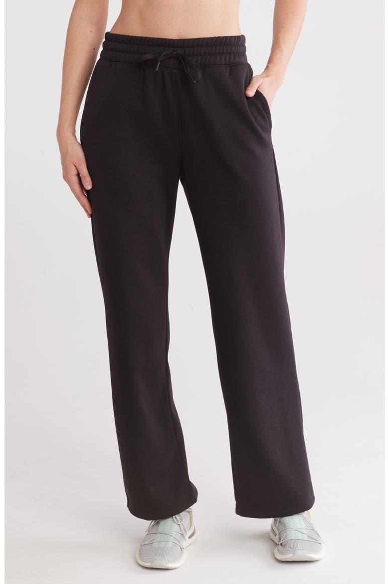 Sunday Vibe Scuba Fleece Pants, Main, color, BLACK