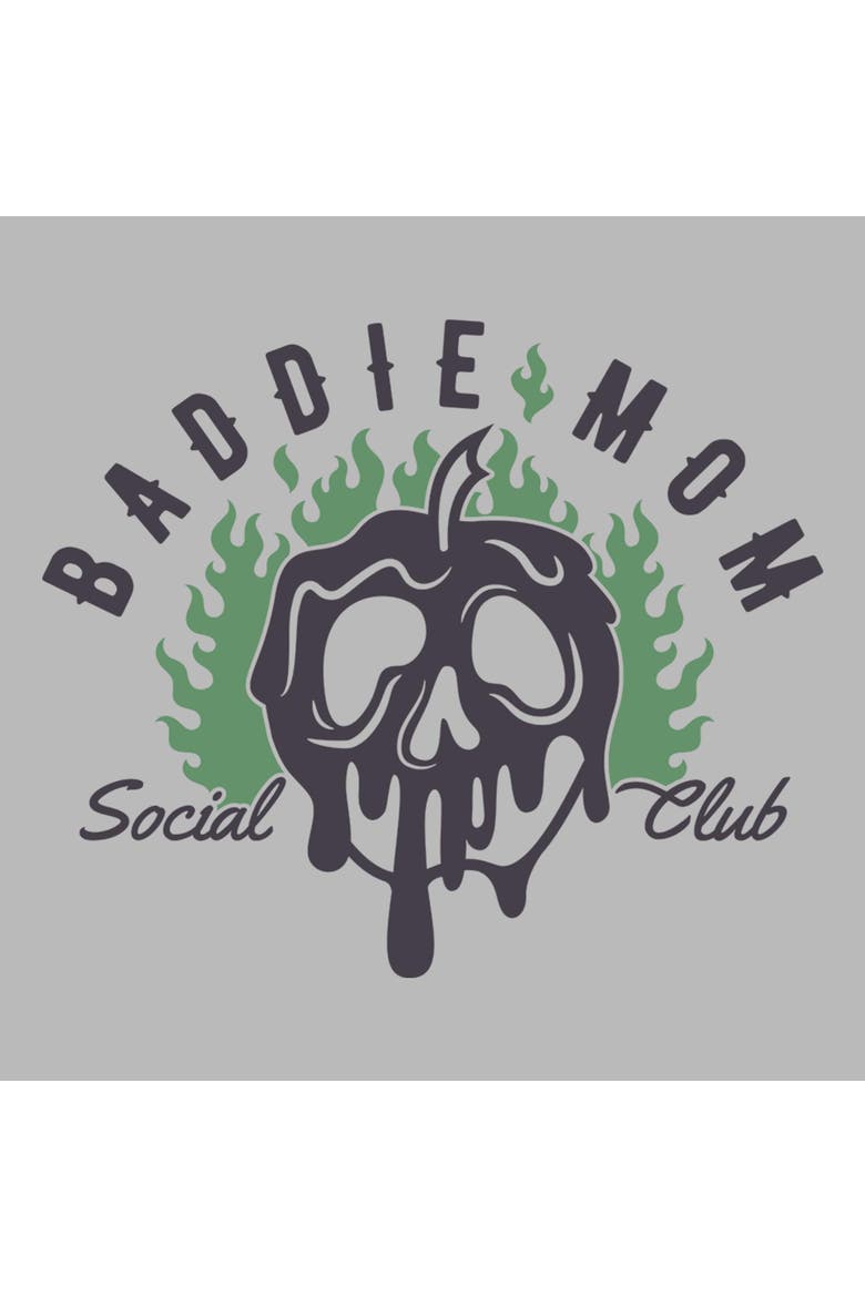 Men's Disney Baddie Mom Social Club  Graphic T-Shirt, Alternate, color, Ice Grey