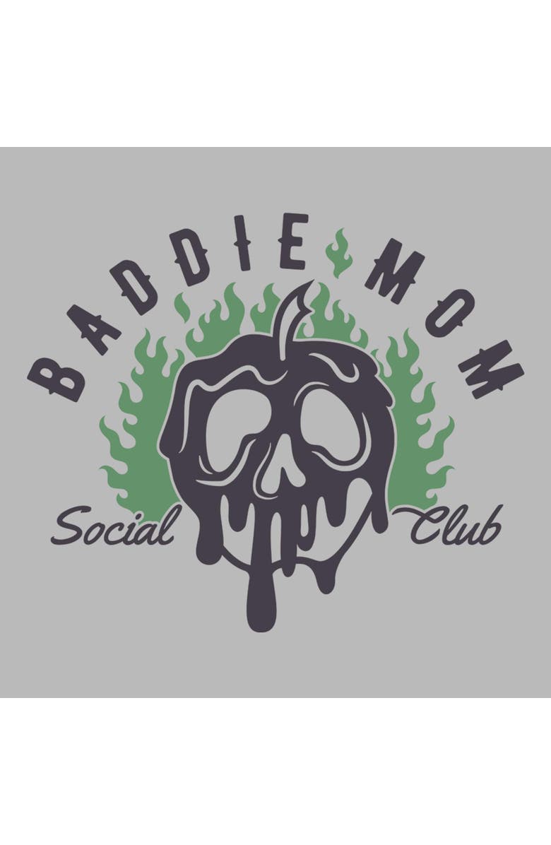 Disney Men's Disney Baddie Mom Social Club Graphic T-Shirt, Alternate, color, Ice Grey