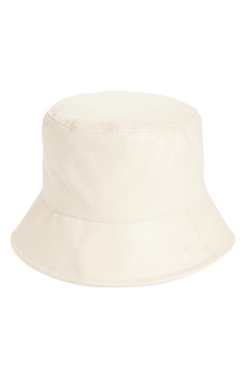 Faux Leather Bucket Hat