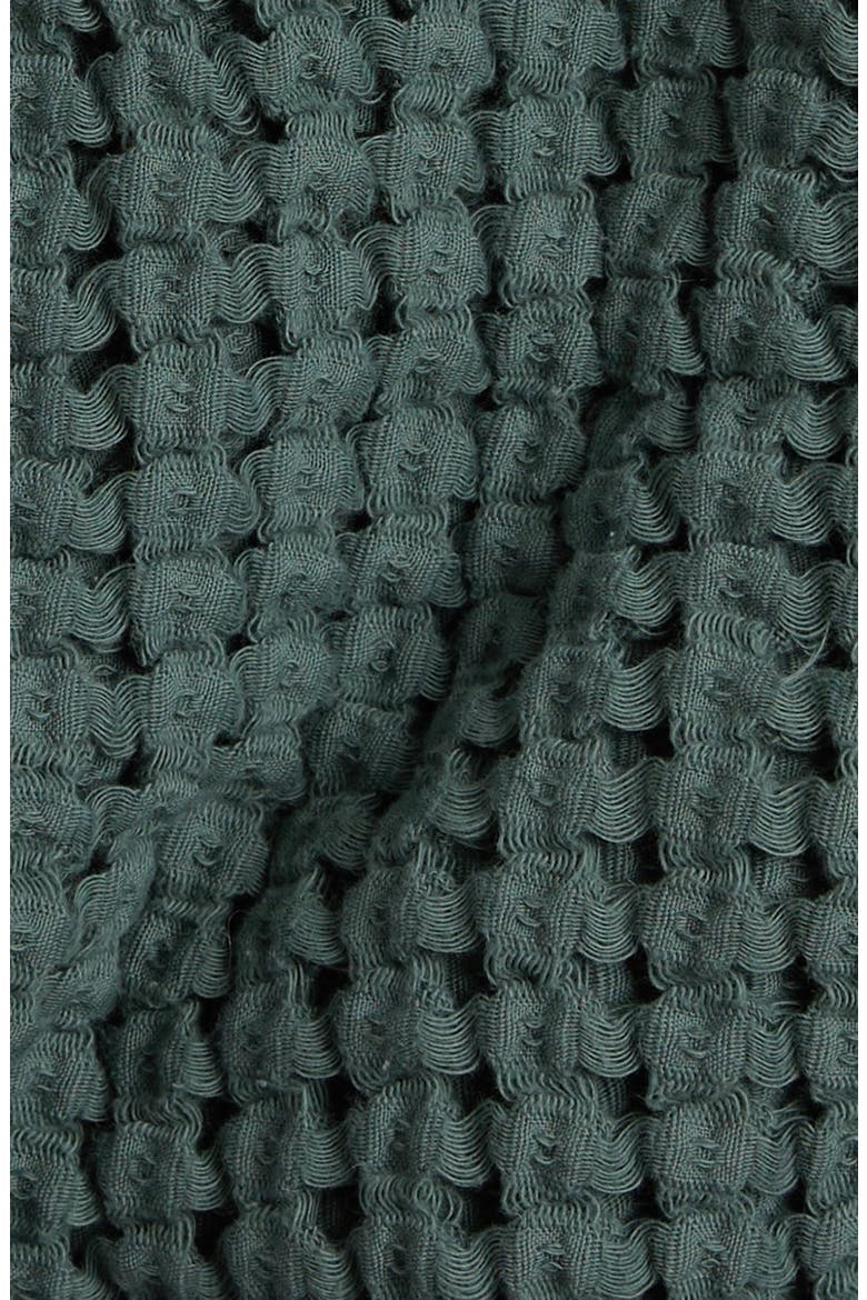 Waffle Cotton Throw Blanket, Alternate, color, AGAVE
